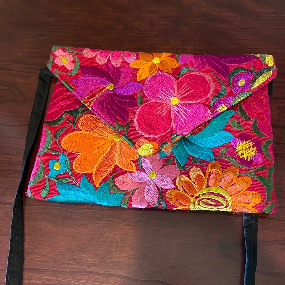 Colorful Quilted Handbag